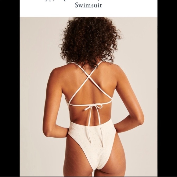 Abercrombie & Fitch black and white (NOT SAME COLOR AS PICTURE) one piece swim - Picture 2 of 5